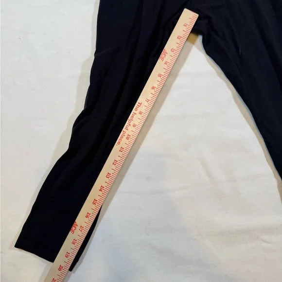 Lululemon Like-New Align Capri Black Legging with Sinched, Cross Waist Detail - Picture 7 of 9